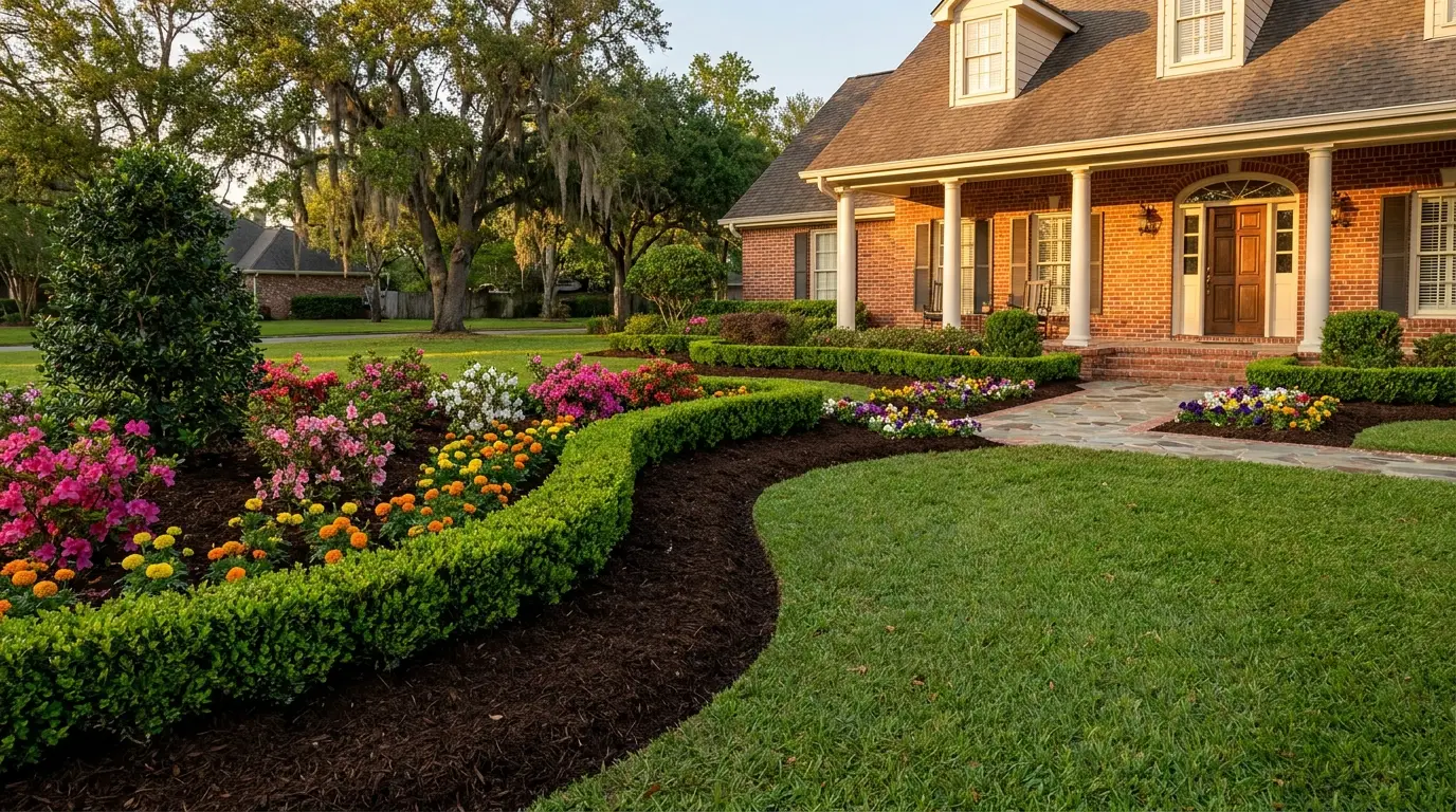Landscaping by College Bros in the Monroe, LA area